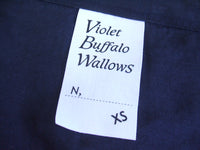 Violet Buffalo Wallows 長袖ブラウス サイズXS ネイビー レディース ヴァイオレットバッファローワローズ【中古】0-0526M△