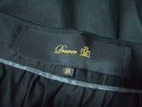 Drawer フロントポケットスカート サイズ38 コットン ブラック レディース ドゥロワー【中古】0-0513M▲