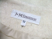 J&M Davidson サイズ10 スカート アイボリー レディース ジェイアンドエムデヴィッドソン【中古】0-1017T▲