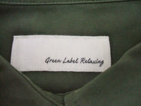 green label relaxing/UNITED ARROWS 長袖シャツ  カーキ グリーンレーベルリラクシング/ユナイテッドアローズ【中古】1-0414M☆