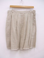 fog linen work リネン スカート ベージュ レディース フォグリネンワーク【中古】1-0512M☆