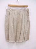 fog linen work リネン スカート ベージュ レディース フォグリネンワーク【中古】1-0512M☆