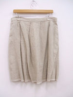 fog linen work リネン スカート ベージュ レディース フォグリネンワーク【中古】1-0512M☆