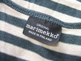 marimekko/150サイズ/ボーダーワンピース/黒×ベージュ/マリメッコ【中古】【レディース】1-0603M▲