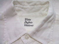 Violet Buffalo Wallows/リネンシャツ/ヴァイオレットバッファローワロウズ/ホワイト【中古】【レディース】1-0614M▲