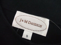 J&M Davidson/半袖ニット/ブラック/サイズS/ジェイ&エムデヴィッドソン【中古】【レディース】1-0702S♪