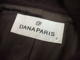 DANA PARIS ダナパリ アンゴラ ダッフルコート サイズ9 パープル 【中古】1-1018A♪