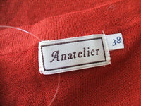 anatelier セーター レッド レディース アナトリエ【中古】1-1129M▲