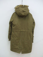 PARKA LONDON ファーモッズコート ライナー付き カーキ サイズS パーカロンドン【中古】1-1129A♪