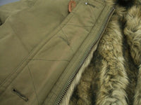 PARKA LONDON ファーモッズコート ライナー付き カーキ サイズS パーカロンドン【中古】1-1129A♪