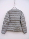 nanamica Down Cardigan 定価44000円  ダウンジャケット グレー レディース  ナナミカ【中古】2-0120A♪