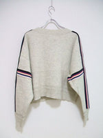 ISABEL MARANT ライン リブ編み セーター アイボリー レディース イザベルマラン【中古】2-0424T▲