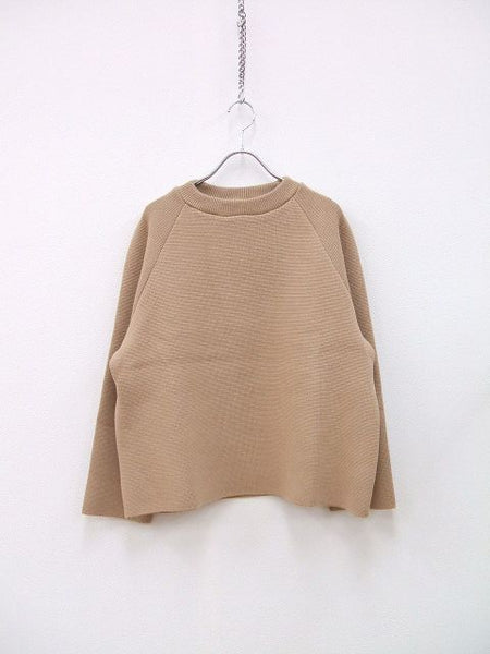 alvana 新品 AKN-0004 MILANO RAGLAN KNIT P/O サイズ0 定価24000円 ラグラン ニット ベージュ レディース アルヴァナ【中古】2-1019T◆