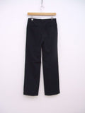 Deuxieme Classe HIGHTWIST-ZIP PANTS ハイウエストジップ パンツ ネイビー レディース ドゥーズィエムクラス【中古】2-0910T♪