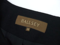 BALLSEY TOMORROWLAND ウール ノーカラージャケット ブラック レディース ボールジー【中古】2-1104T▲