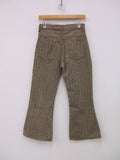 PHEENY Mole stripe flared pants モールストライプフレア  新品タグ付 パンツ ベージュ レディース フィーニー【中古】2-1005T∞