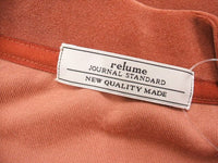 JOURNAL STANDARD relume ベロア Vネック イージーパンツ セットアップ レッド レディース ジャーナルスタンダードレリューム【中古】2-1014T▲