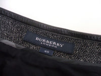 BURBERRY サイズ40 ウール スカート チャコールグレー レディース バーバリー【中古】2-1110T♪