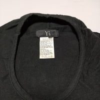 Y's 変形 YN-T63-979 インサイドアウト Ｔシャツ カットソー ブラック レディース ワイズ/Yohji【中古】3-0723S∞