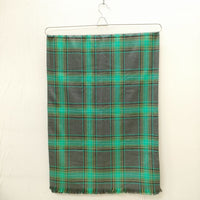 O'NEIL OF DUBLIN MULTI COMBINATION KILT ブランケット ショール ストール ミドリ ブラウン レディース オニールオブダブリン【中古】3-0127T▲