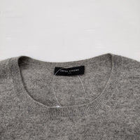 UNITED ARROWS カシミヤ ラウンドネックニット セーター  グレー レディース ユナイテッドアローズ【中古】3-0127T☆