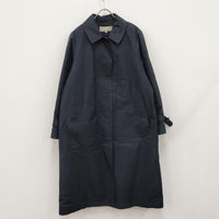 MARGARET HOWELL WATER REPELLENT LIGHT 中綿ライナー付きステンカラーコート 578-9212001 サイズ1  ネイビー レディース マーガレットハウエル【中古】3-0219T☆