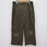 MHL. HEAVY CORDUROY TROUSERS コーデュロイトラウザーズ 595-1243505 サイズ1 パンツ カーキ レディース エムエイチエル【中古】3-0219T☆