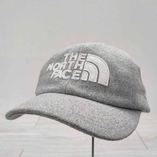 THE NORTH FACE Kids' TNF Logo Flannel Cap NNJ41716 ロゴキャップ キッズサイズ 帽子 キャップ グレー レディース ザノースフェイス【中古】3-1214T◎