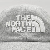 THE NORTH FACE Kids' TNF Logo Flannel Cap NNJ41716 ロゴキャップ キッズサイズ 帽子 キャップ グレー レディース ザノースフェイス【中古】3-1214T◎