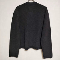 MARGARET HOWELL 578-1264003 LIGHTWEIGHT WOOL 定価42900円 カーディガン ニット 21AW 濃紺 レディース マーガレットハウエル【中古】3-1106T∞