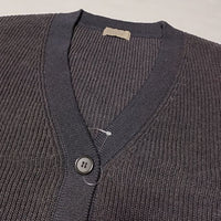 MARGARET HOWELL 578-1264003 LIGHTWEIGHT WOOL 定価42900円 カーディガン ニット 21AW 濃紺 レディース マーガレットハウエル【中古】3-1106T∞