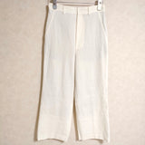 BEAUTY&YOUTH UNITED ARROWS 6 ROKU NEW KARSEY PANTS 8614-299-0418 サイズ34 パンツ オフホワイト レディース ビューティアンドユース【中古】3-0918T△