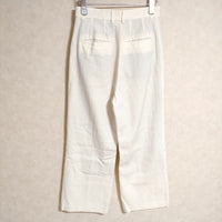 BEAUTY&YOUTH UNITED ARROWS 6 ROKU NEW KARSEY PANTS 8614-299-0418 サイズ34 パンツ オフホワイト レディース ビューティアンドユース【中古】3-0918T△