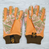 WILD THINGS/GRIP SWANY PATTERNED PILE GLOVE ボア グローブ 手袋 サーモンピンク キミドリ オレンジ メンズ ワイルドシングス/グリップスワニー【中古】3-1206T◎