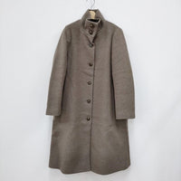 Steven Alan MELTON STAND FALL COLLAR COAT 定価57200円 メルトンコート サイズS コート グレージュ レディース スティーブンアラン【中古】3-1130T◎