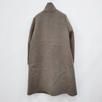 Steven Alan MELTON STAND FALL COLLAR COAT 定価57200円 メルトンコート サイズS コート グレージュ レディース スティーブンアラン【中古】3-1130T◎