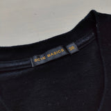 Scye ポケットTシャツ サイドスリット入り サイズ38 半袖Ｔシャツ カットソー ブラック レディース サイ【中古】3-0601S△
