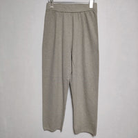 evam eva wool pants ウールパンツ e213k041 ウエストゴム パンツ ベージュ レディース エヴァムエヴァ【中古】3-1123T∞