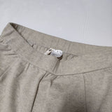 evam eva wool pants ウールパンツ e213k041 ウエストゴム パンツ ベージュ レディース エヴァムエヴァ【中古】3-1123T∞