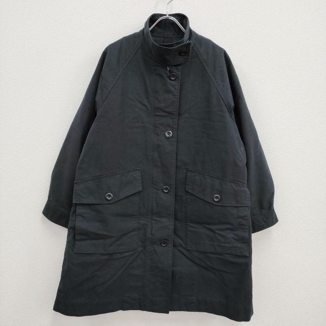 MHL. 595-0210502 UNEVEN COTTON CANVAS ダウンライナー付 スタンドカラー コート ネイビー レディース –  ブランド古着の専門店gee,jee（ジージー）