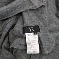 Y's/Yohji Yamamoto ニットコート 変形 羽織 サイズ2 コート グレー レディース ワイズ/Yohji/ヨウジヤマモト【中古】3-1005T♪