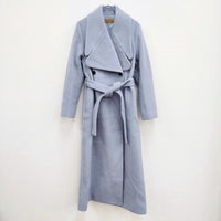 Ameri VINTAGE DAMBO COLLAR LONG COAT サイズM コート ライトブルー レディース アメリヴィンテージ【中古】3-0915T♪