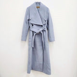 Ameri VINTAGE DAMBO COLLAR LONG COAT サイズM コート ライトブルー レディース アメリヴィンテージ【中古】3-0915T♪