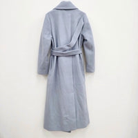 Ameri VINTAGE DAMBO COLLAR LONG COAT サイズM コート ライトブルー レディース アメリヴィンテージ【中古】3-0915T♪