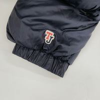 TOMMY JEANS サイズS ダウンジャケット ネイビー ブラック レディース トミー ジーンズ【中古】3-1106A☆