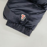 TOMMY JEANS サイズS ダウンジャケット ネイビー ブラック レディース トミー ジーンズ【中古】3-1106A☆