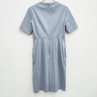 UNITED ARROWS サイズ38 半袖 ドレス ワンピース ライトブルー レディース ユナイテッドアローズ【中古】3-0726S♪