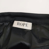ROPE' ウールスラックス パンツ ブラック レディース ロペ【中古】3-1022T♪