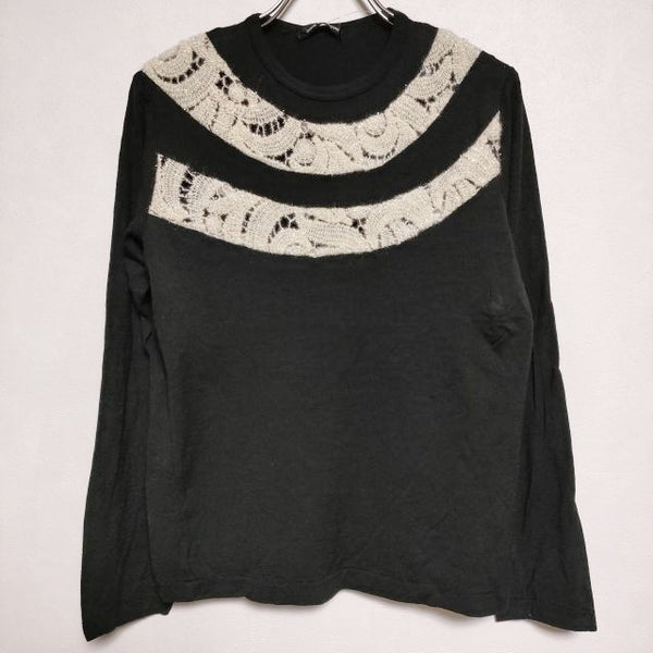 tricot COMME des GARCONS 刺繍 セーター ニット 90年代 AD1997 ブラック レディース トリココムデギャルソン【中古】3-0917T∞