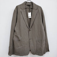 LENO 新品 2BUTTON JACKET サイズ2 定価49500円 テーラードジャケット グレージュ メンズ リノ【中古】3-0825T♪